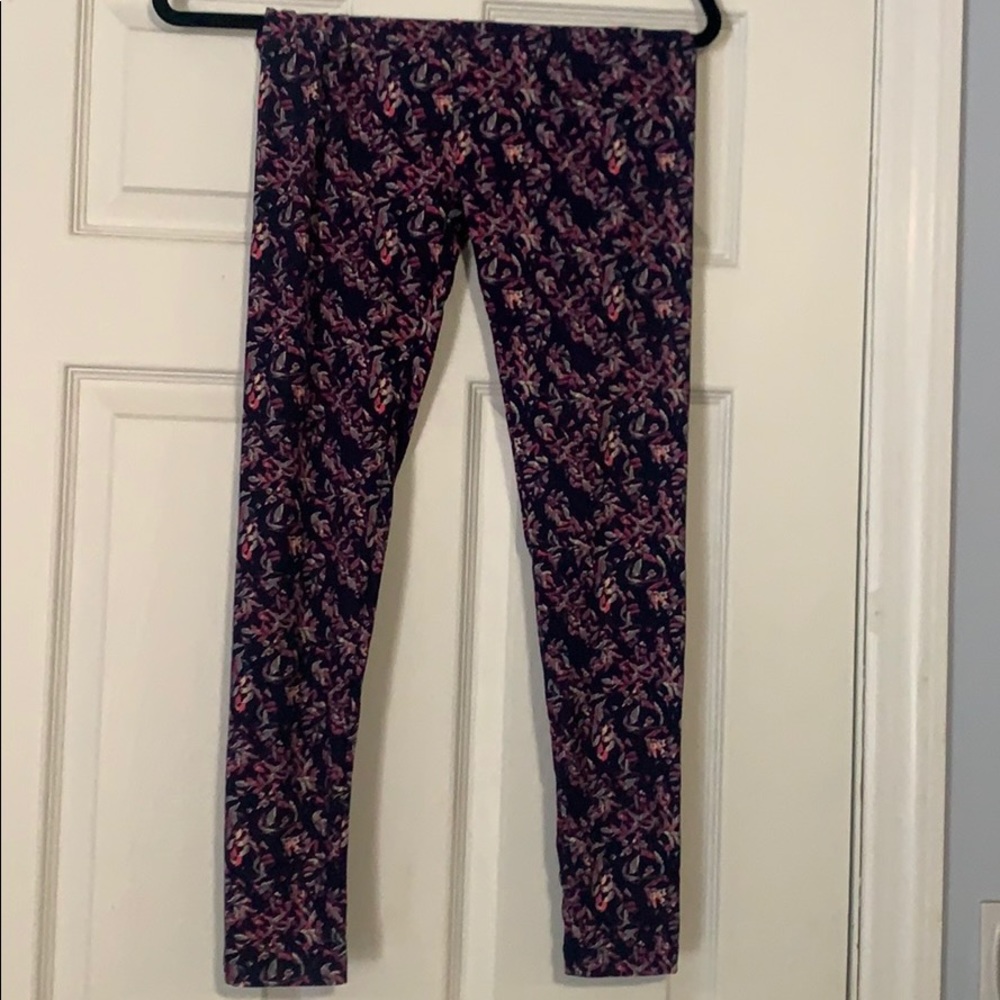 One size leggings! Purple! Pink!